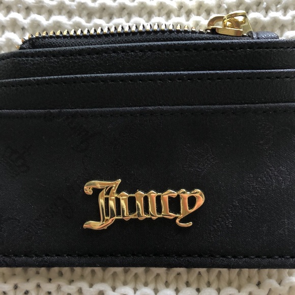 Juicy Couture Jacquard Black Skye Card Case - Picture 5 of 10